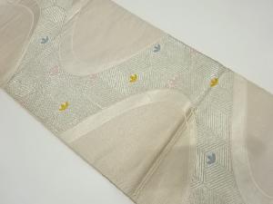 アンティーク　流水に若松模様織り出し袋帯（材料）